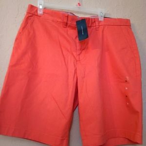 NWT Tommy Hilfiger Flex shorts Mens Peach size  36W 9" inseam.